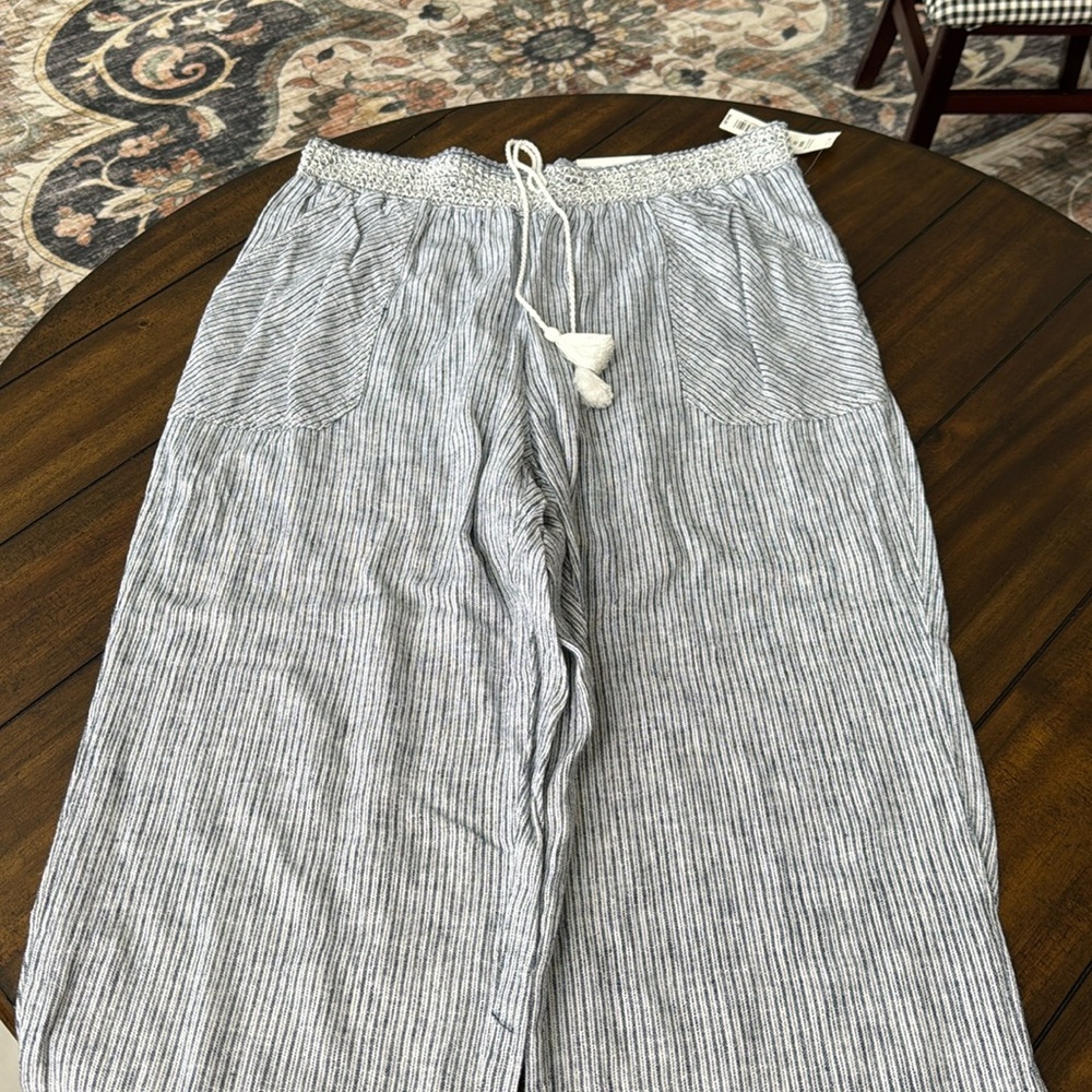 Westbound  striped pants ankle length dress
